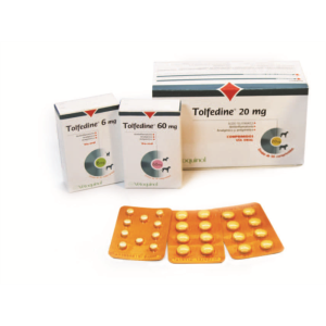 TOLFEDINE  6 MG. 20 COMP.